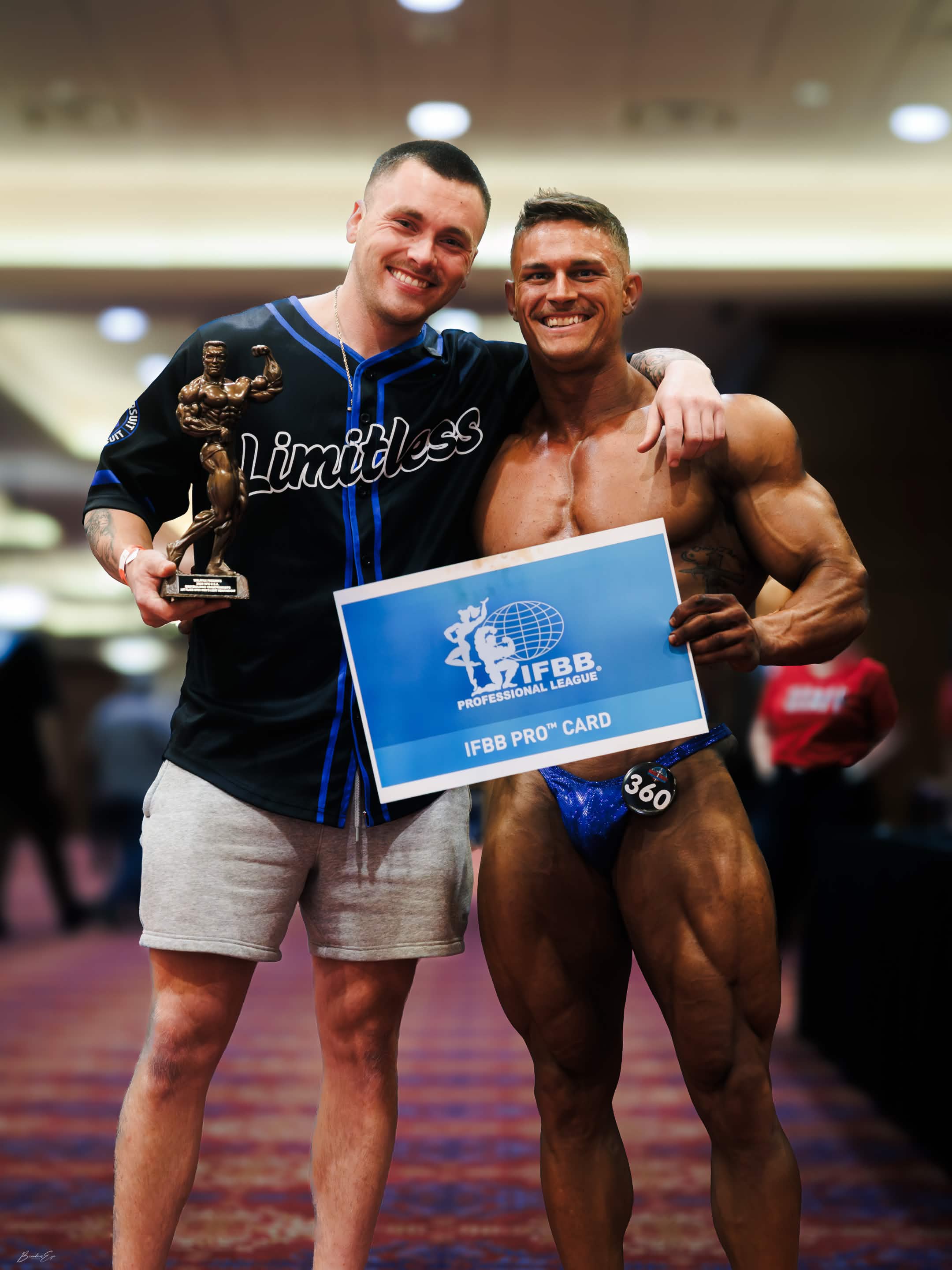Coach with client, pro card